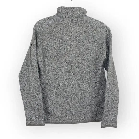 Patagonia (S/M) W's Better Sweater 1/4-Zip Heather Grey - Picture 3 of 8